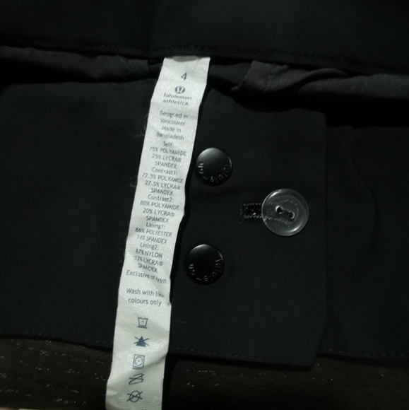 Lululemon trouser pant *reflective cuffs - Picture 6 of 6